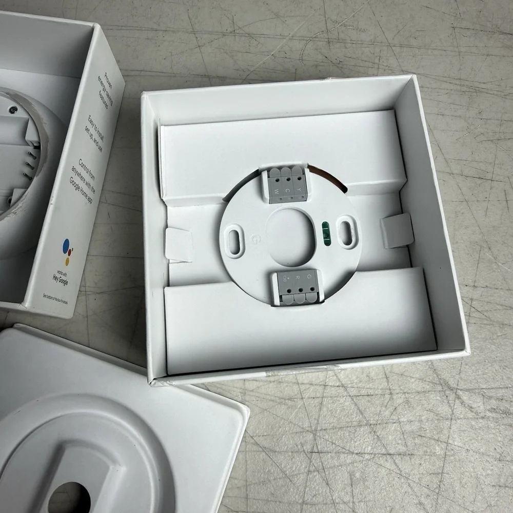 Google Nest Smart Thermostat, Snow - GA01334-CA TESTED